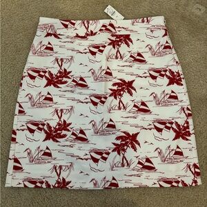 Talbots 6 Petite Nautical Skirt